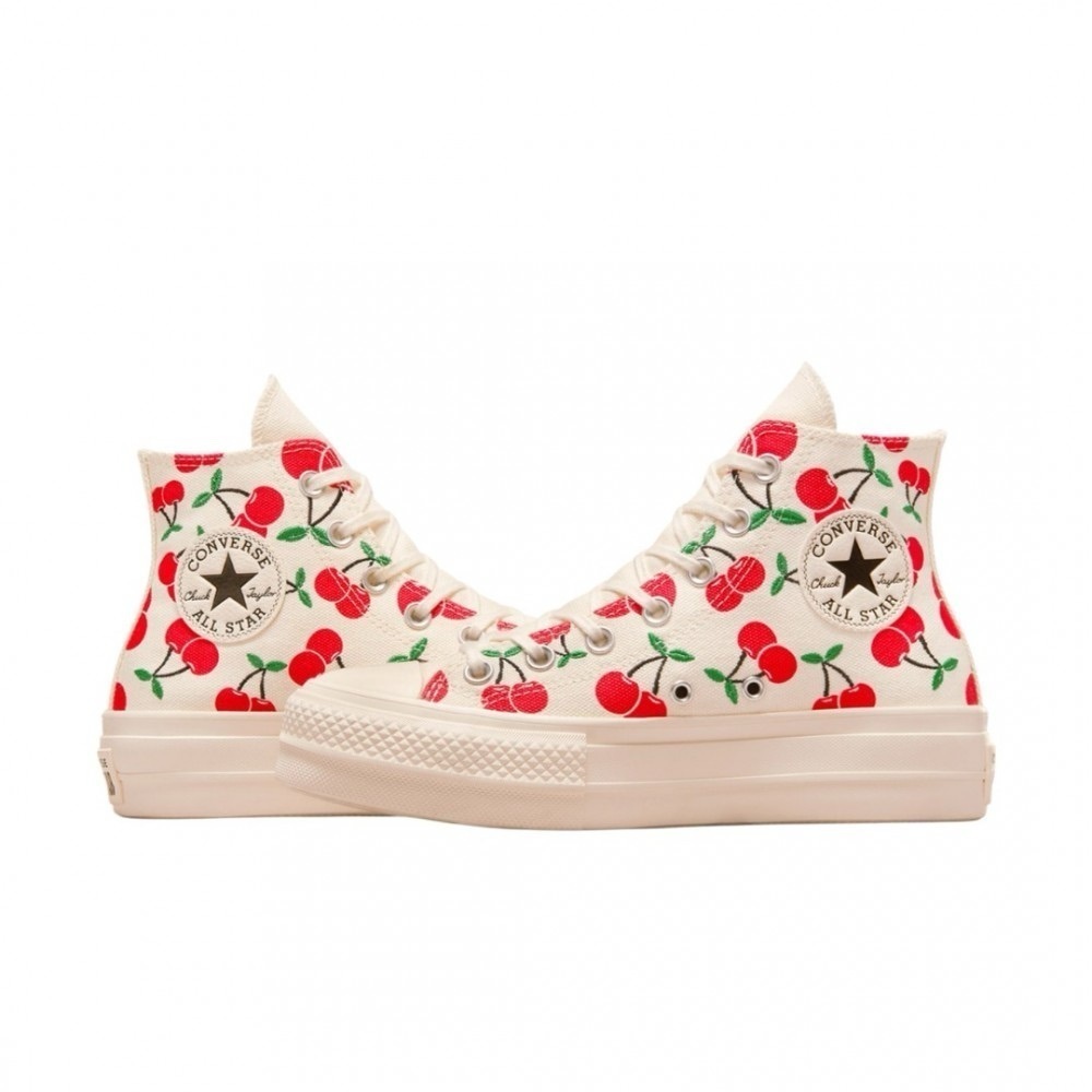 CONVERSE CHUCK TAYLOR ALL STAR LIFT PLATFORM CHERRIES - Picture 1 of 13